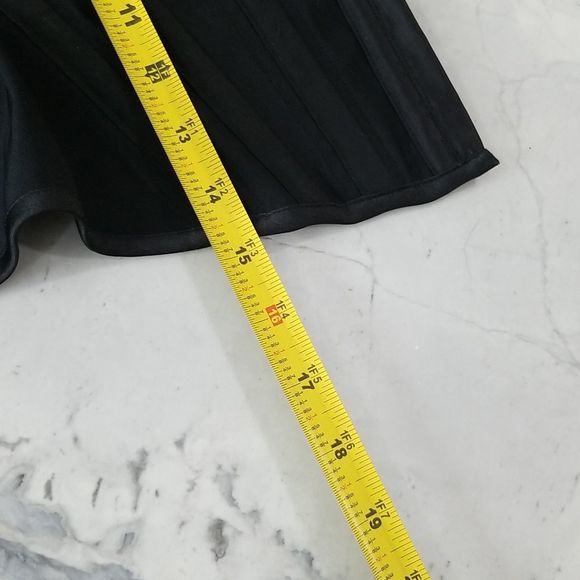 Charlotte Russe, NWT, black corset, size L, snap back, tie front, Y2K, Brittany - Picture 12 of 16